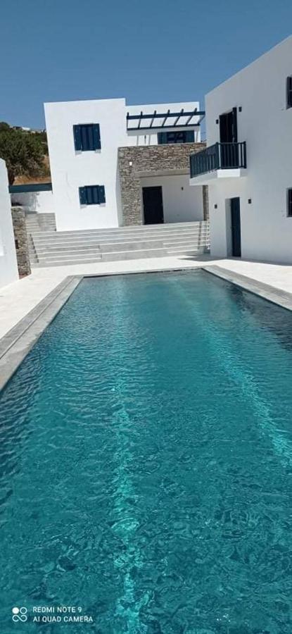 Paros-Memories-Neubau-Villen, Sportpool Aspro Chorio Exterior photo
