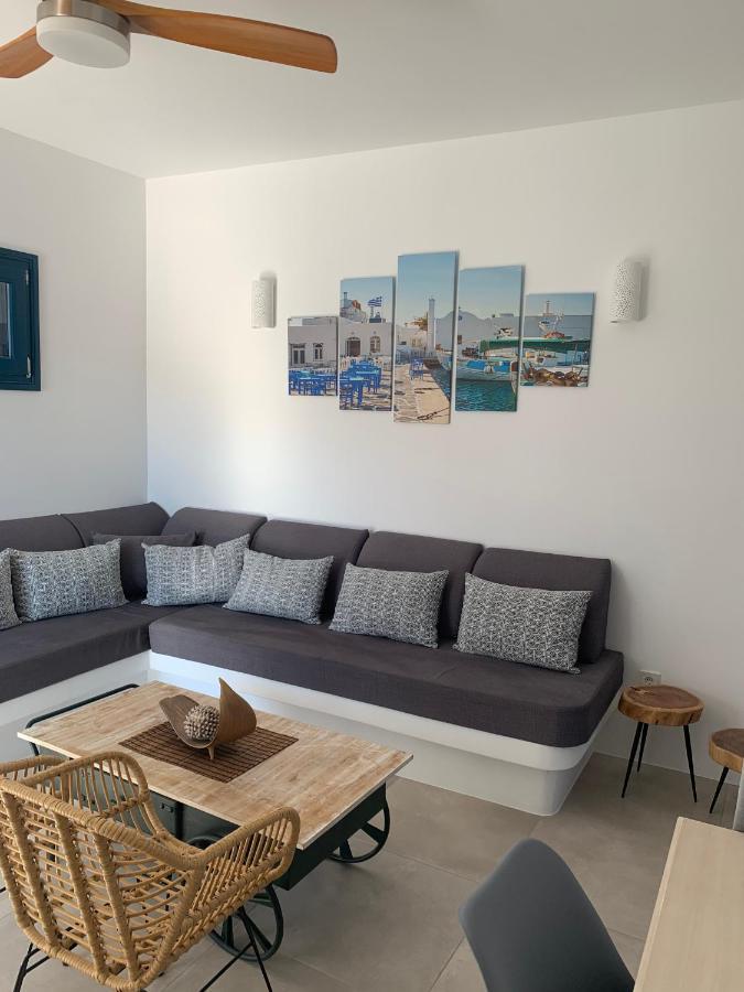 Paros-Memories-Neubau-Villen, Sportpool Aspro Chorio Exterior photo