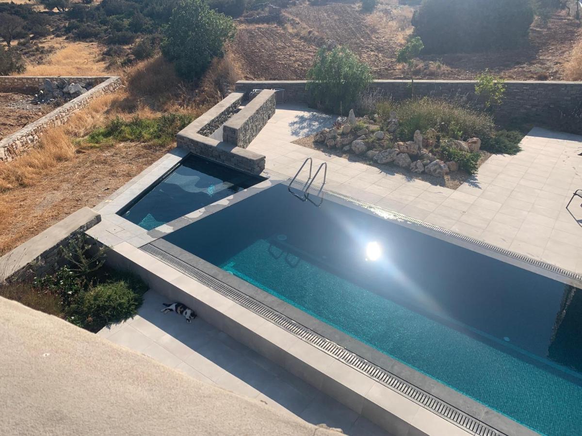 Paros-Memories-Neubau-Villen, Sportpool Aspro Chorio Exterior photo