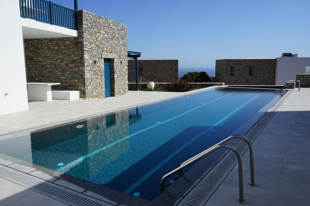 Paros-Memories-Neubau-Villen, Sportpool Aspro Chorio Exterior photo